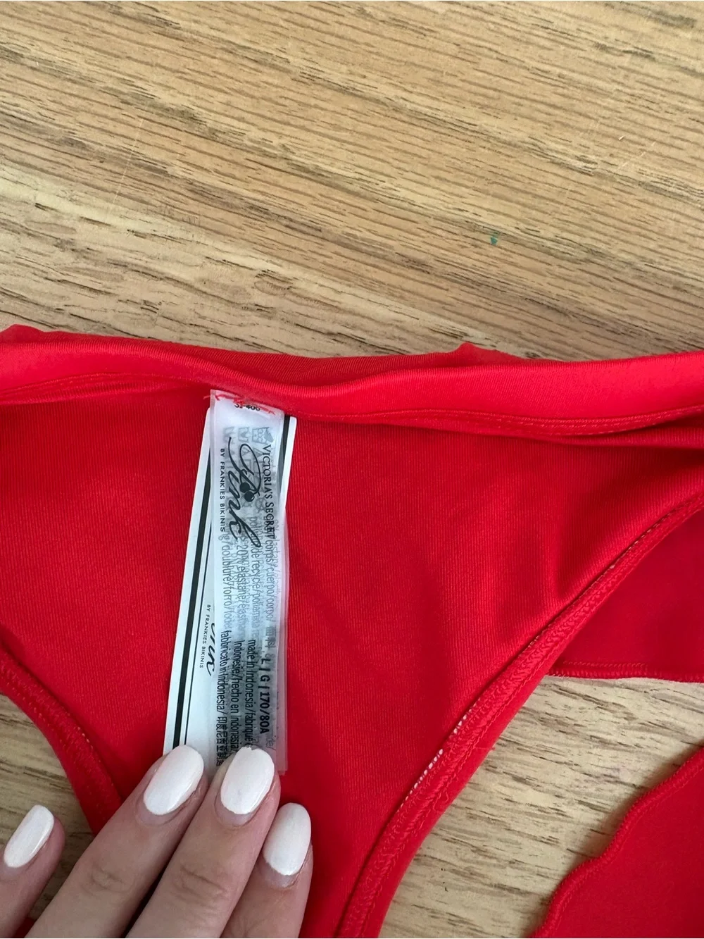 Red Ruffled Bikini Set - Two Piece Swimwear